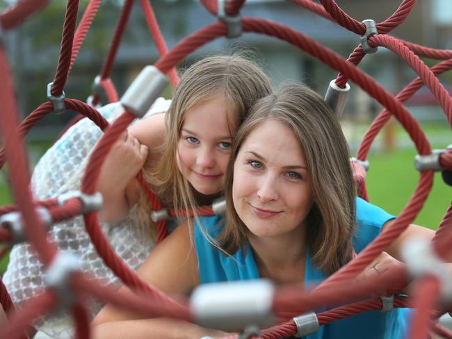 Rachel Weston and her daughter Jazmyn both suffer from migraines. Picture: David Crosling