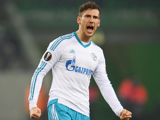 Leon Goretzka. / AFP PHOTO / PATRIK STOLLARZ