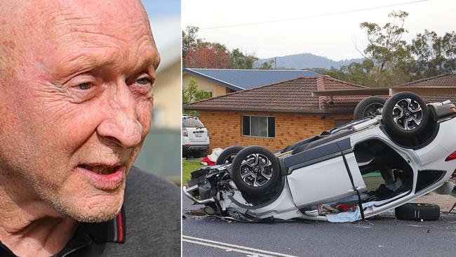 Sawtell Road resident Brian Lambert said crashes were a regular occurrence on the stretch of road outside his home. Mr Lambert's property was damaged on Thursday, June 3 following a serious head-on crash.