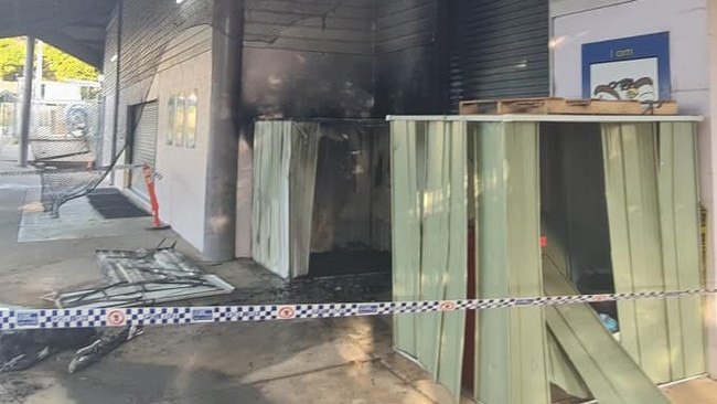 Aftermath of a suspicious fire at Labrador State School on Sunday. Picture: Sam O'Connor MP / Facebook