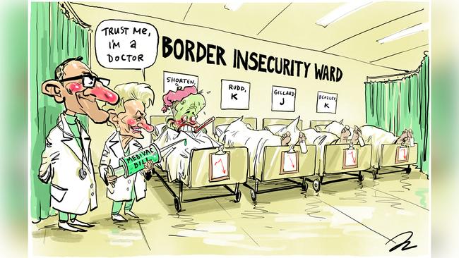 Johannes Leak Letters Cartoon for 12-02-2019. Version: Letters Cartoon  (1280x720 - Aspect ratio preserved, Canvas added)COPYRIGHT: The Australian's artists each have different copyright agreements in place regarding re-use of their work in other publications.Please seek advice from the artists themselves or the Managing Editor of The Australian regarding re-use.