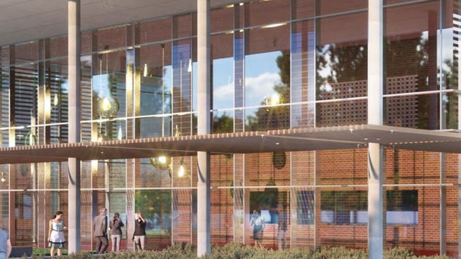 The proposed Aquinas College performing arts building.