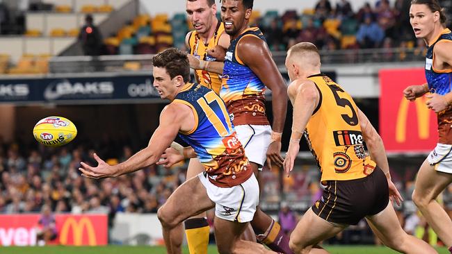 Jarryd Lyons has been a great pick up for the Lions. Picture: AAP