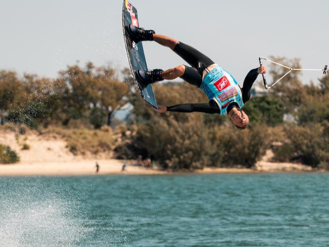 Corey Teunissen at World Wakeboarding Championships 2024, Gold Coast Australia. Photo Credit - kaleb kennedy - the WWA