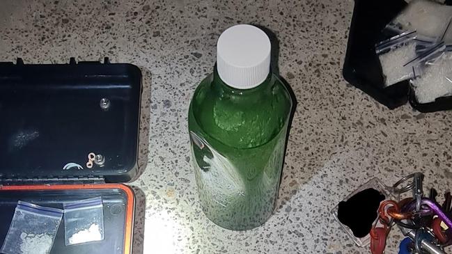 Police allegedly seized drugs and cash during a pre-dawn traffic stop at Morisset on October 4, 2024. Picture: NSW Police