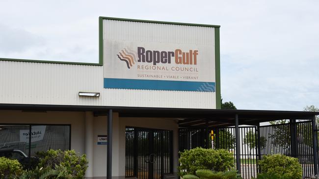 Roper Gulf Regional Council chambers at Katherine. Picture: Alex Treacy