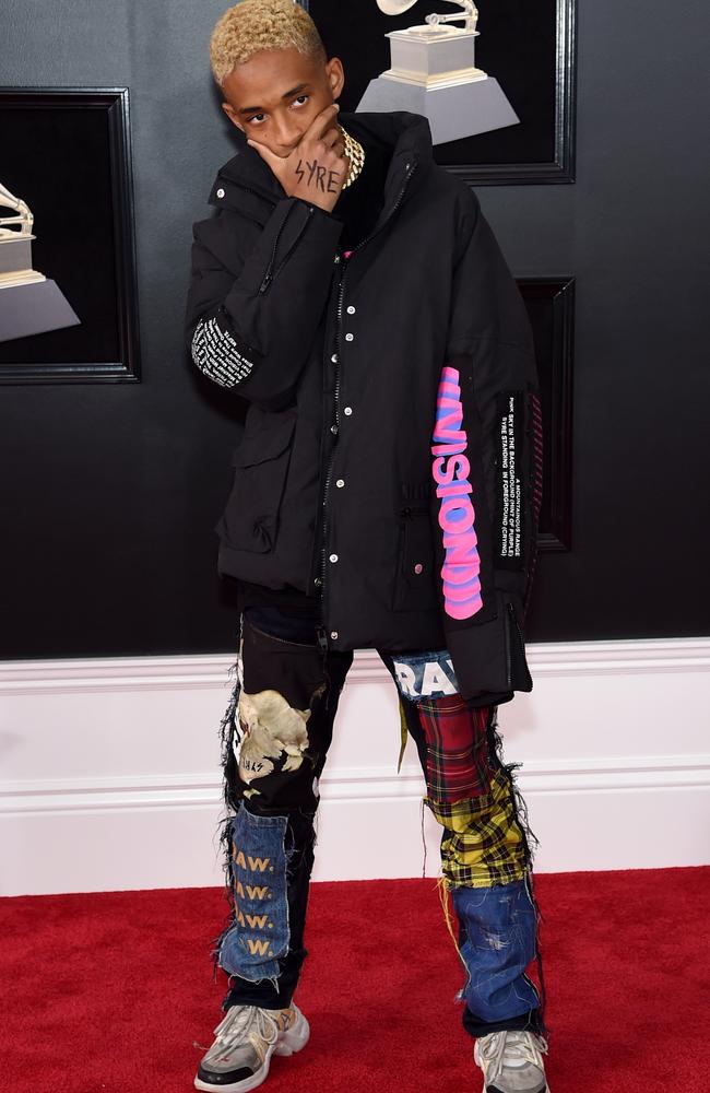 Recording artist-actor Jaden Smith attends the 60th Annual GRAMMY Awards at Madison Square Garden on January 28, 2018 in New York City. Picture: Jamie McCarthy/Getty Images