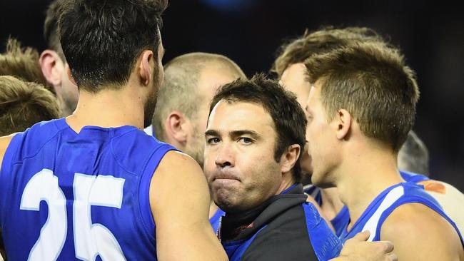 Will Brad Scott remain at the Kangaroos? Picture: Getty Images