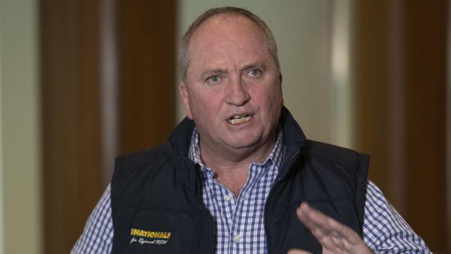 Former deputy PM Barnaby Joyce has thrown his support behind Scott Morrison. Picture: Andrew Taylor