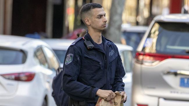 NSW Police officer Beau Lamarre-Condon. CREDIT: LIAM MENDES