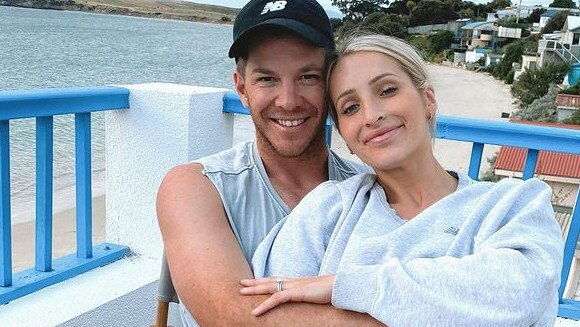 Tim Paine and his wife Bonnie. Picture: Instagram