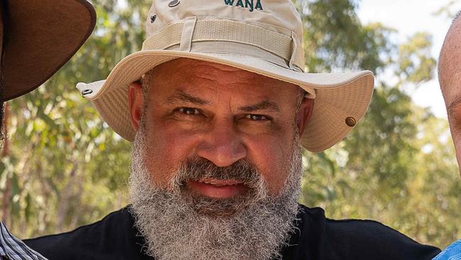 Aaron FaÃaoso, Kenny Bedford and John Mcleod at the Garma Festival 2023.Picture: Pema Tamang Pakhrin