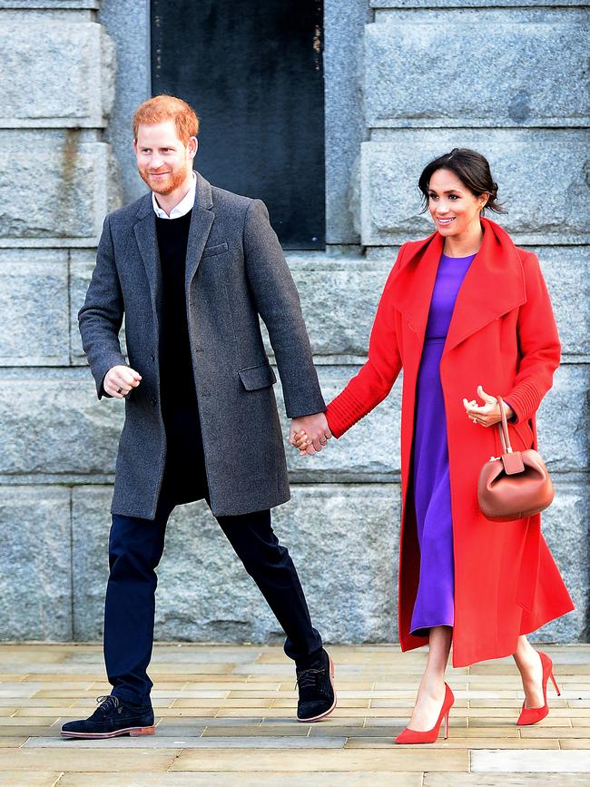 Harry and Meghan at Birkenhead Town Hall in 2019. Picture: Getty Images