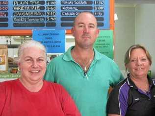 BYE-BYE: Widgee General Store's current owners Karen and Peter Alexander (left) are looking to move on from the business. Picture: Contributed