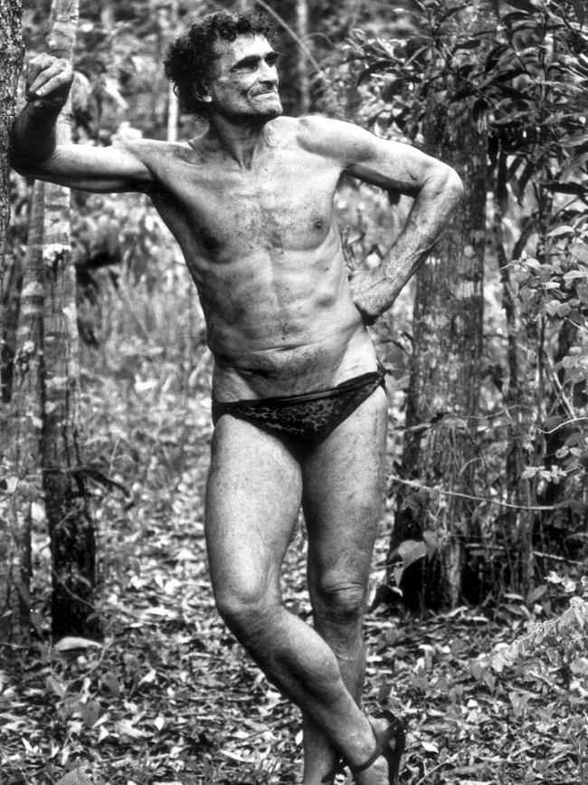 Michael Fomenko in his leopard-print jocks lived as a hermit in north Queensland.