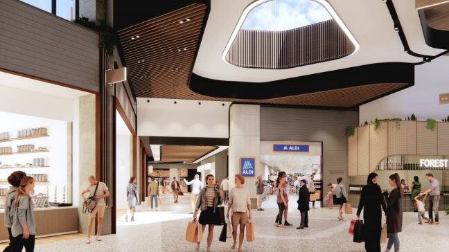 The new owner of the Forestway Shopping Centre wants to improve the aesthetic of the 57-year-old mall at Frenchs Forest. Picture: Revelop