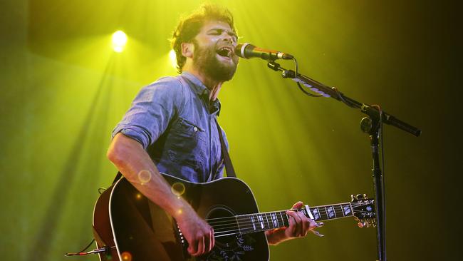 Folk singer and songwriter Passenger performs a solo acoustic concert at the Cairns Convention Centre as part of his Whispers Australian tour. Picture: Brendan Radke.