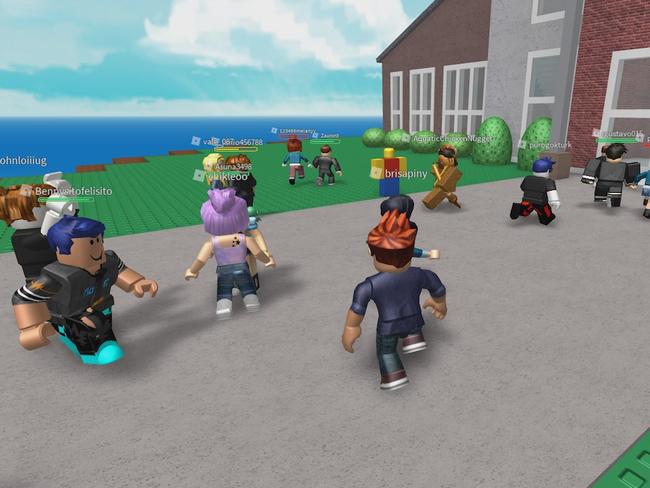 Video game stills from popular game Roblox. Picture: Supplied