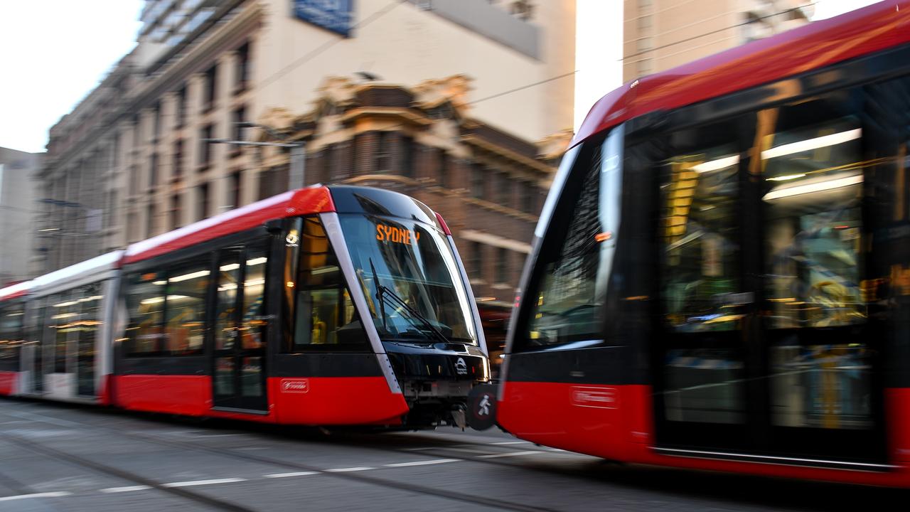 Sydney’s new light rail network opens on Saturday. Picture: AAP Image/Paul Braven