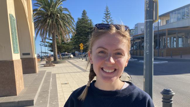 Brighton voter Sophia Davidson. Picture: Brinley Duggan