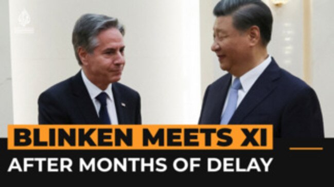 US Secretary Of State Antony Blinken’s Meeting With Xi Jinping During ...