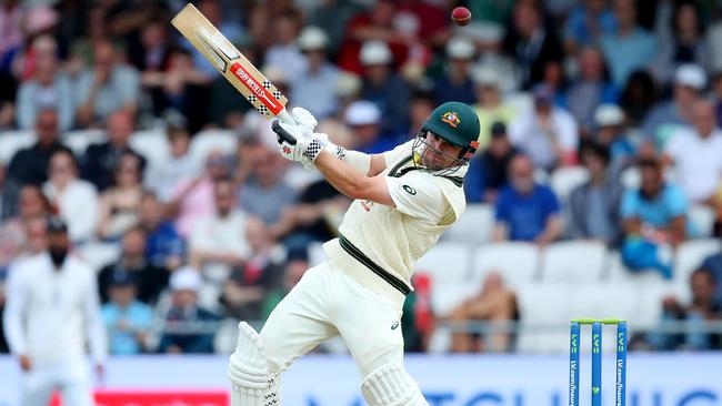 Travis Head’s vital runs have given the Aussie bowlers something to work with. Picture: Getty Images