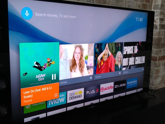 Sony's latest Bravia televisions use Google's Android software to deliver smart functions.