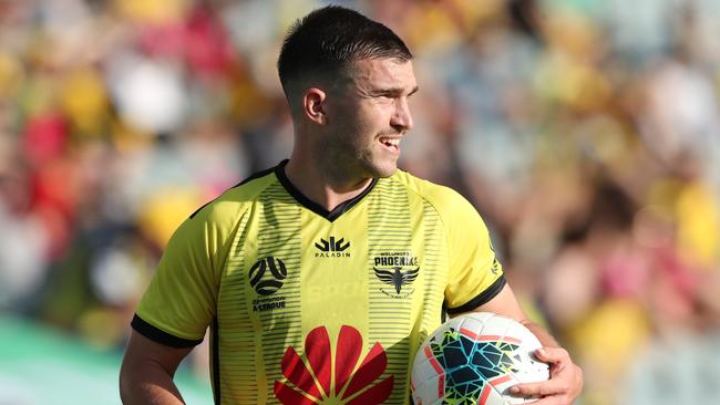 Wellington Phoenix star Tim Payne was charged with drink driving after he allegedly escaped coronavirus lockdown and drove a golf buggy shirtless along a busy Sydney road. Picture: Getty Images