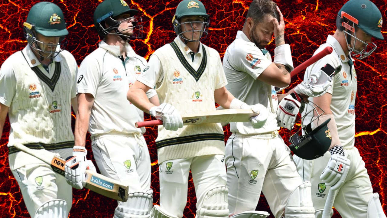 The Aussie top order has been under siege from the Indians.