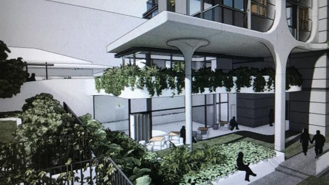 Artist impression of the proposed development at 487 Boundary St, Spring Hill. Image PD Online. Brisbane City Council