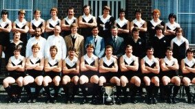 The winning 1983 North Ballarat premiership team. Picture: Supplied