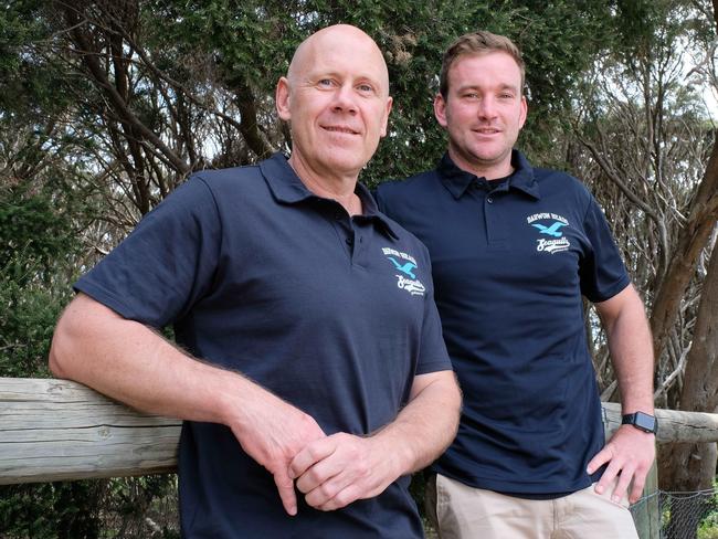 Troy Mitchell and Mitch Herbison coached the 2019 premiership together. Picture: Mark Wilson