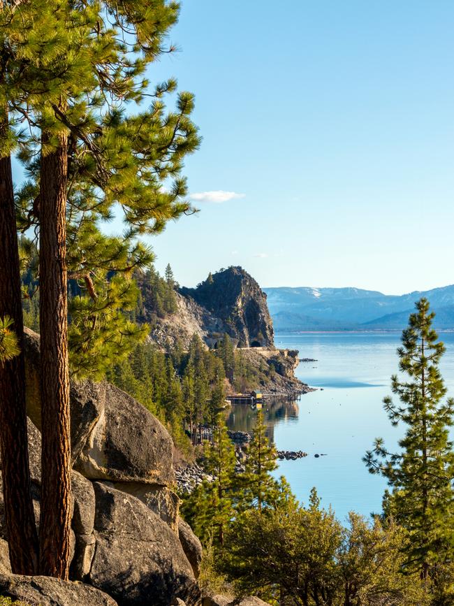 Scenic views of Cave Rock, Lake Tahoe. Picture: Rachid Dahnoun/Lake Tahoe Visitors Authority