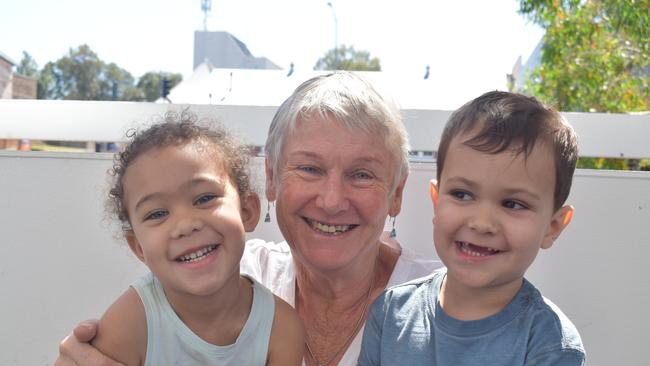 Grace Nolan, Jan Nolan and Aedan Nolan at Madagascar A Musical Adventure Jr. presented by Fusion Arts Inc and Ipswich Civic Centre. Photo: Georgie Walker