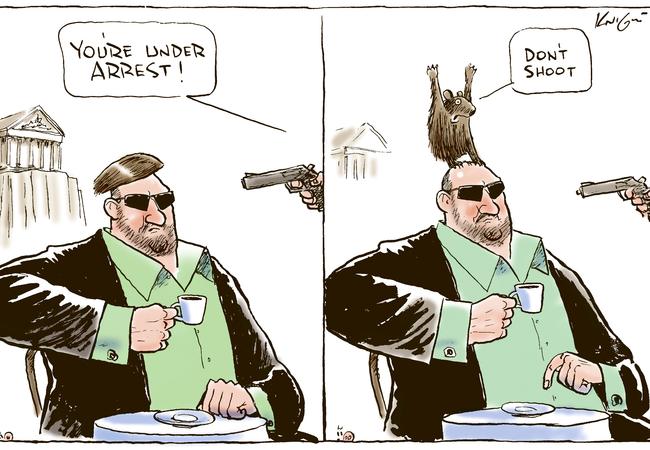 Mark Knight’s take on Tony Mokbel’s arrest.