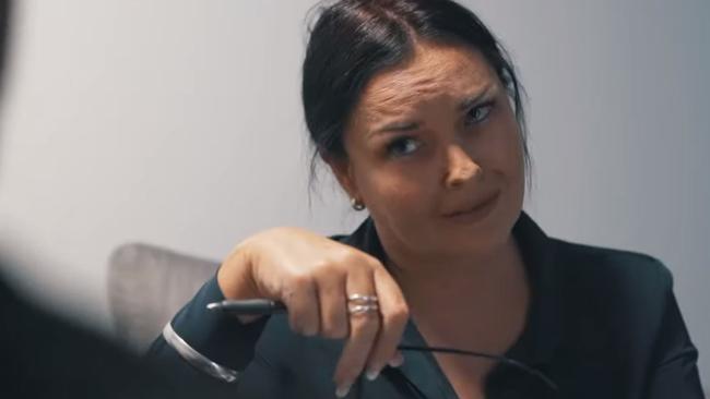 Schapelle Corby playing a therapist in the rap video, Who You Know (ft NSLV) Picture: YouTube