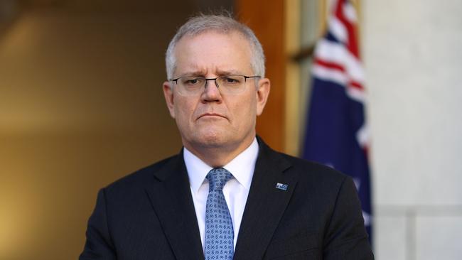 Scott Morrison in Canberra on Tuesday. Picture: Gary Ramage