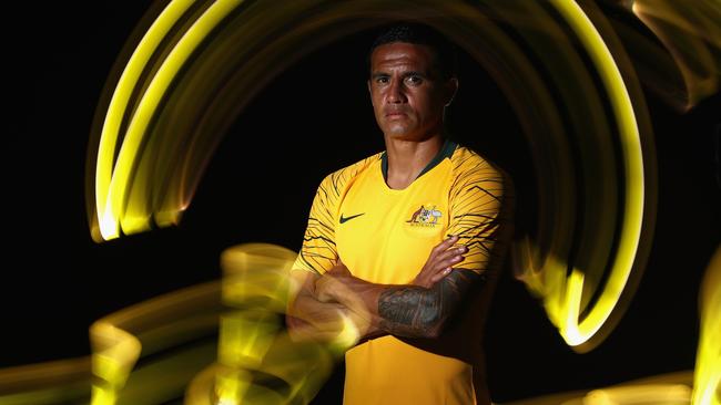 Tim Cahill is our most prolific goal scorer but he can’t get any game time. Picture: Getty