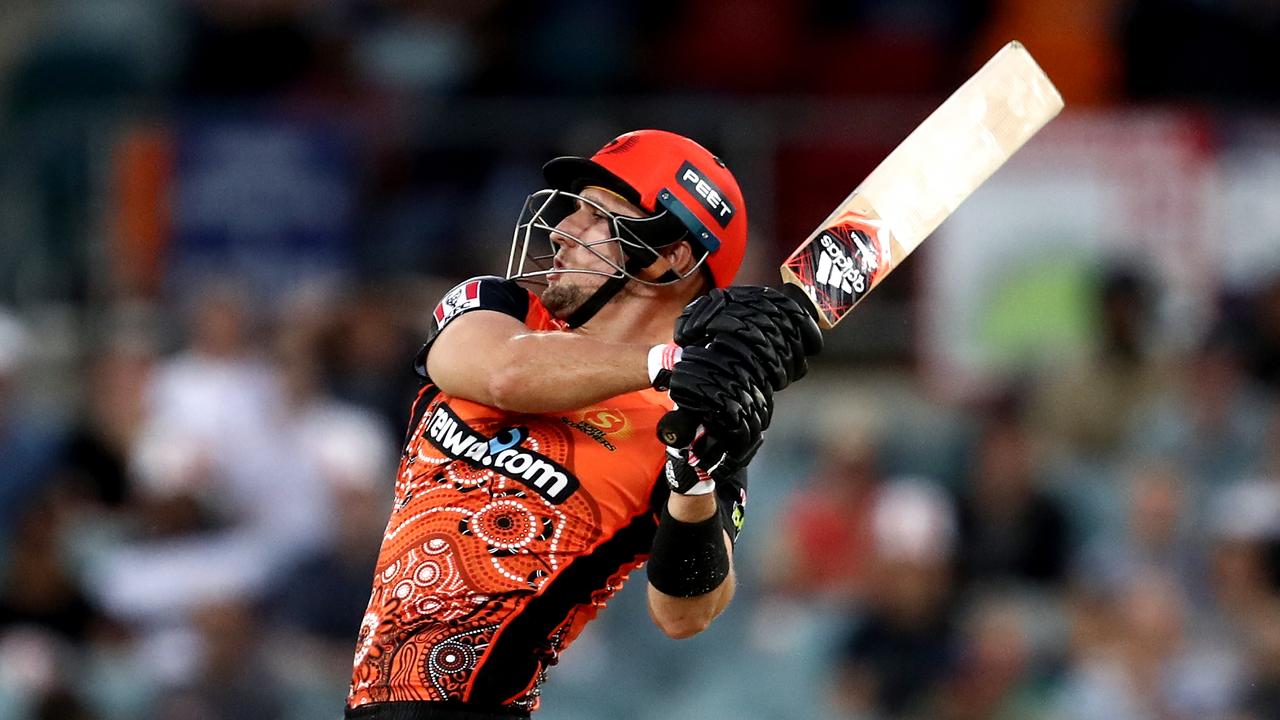 Liam Livingstone of the Scorchers. (Photo by Brendon Thorne/Getty Images)