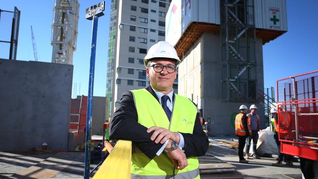 Nathan Dal Bon, chief executive of the federal government's National Housing and Investment Corporation, which raises money to support social housing in Australia. Picture: Britta Campion/The Australian