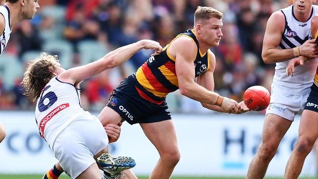 Rory Laird says he is ready to go for his side’s clash with Hawthorn. Picture: Mark Brake/Getty Images