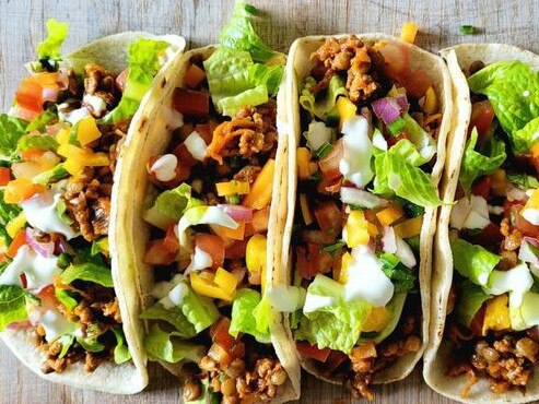 Beef tacos.