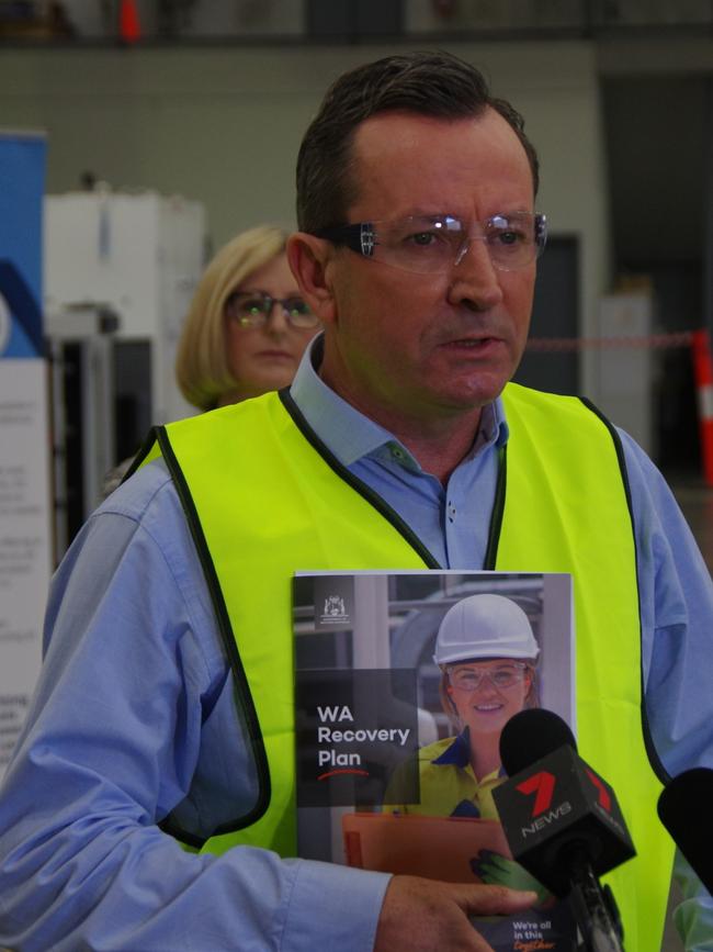 WA Premier Mark McGowan. Picture: NCA NewsWire / Joel Griffiths