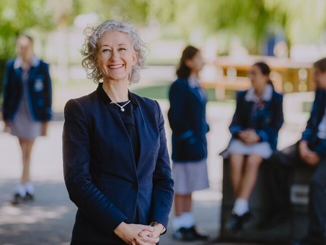 Assumption College principal Kate Fogarty.