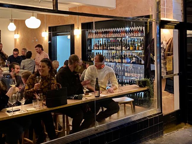Ricky Evans and partner Chanel Parratt’s wine bar Havilah in Launceston’s Charles St. Picture: Havilah