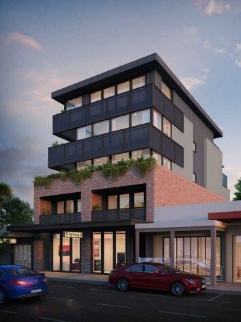 An artist’s impression of Vito Group’s development proposed for 149-151 Melbourne St, North Adelaide.