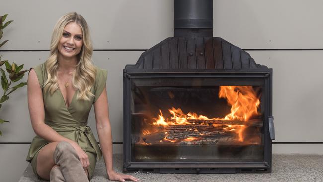 Elyse Knowles inside the Coburg house which has sold at auction.