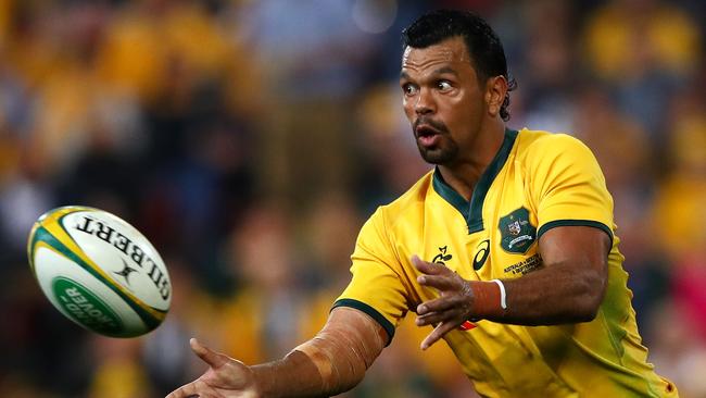 Kurtley Beale in action for the Wallabies against South Africa in Brisbane on Saturday. Picture: Getty Images