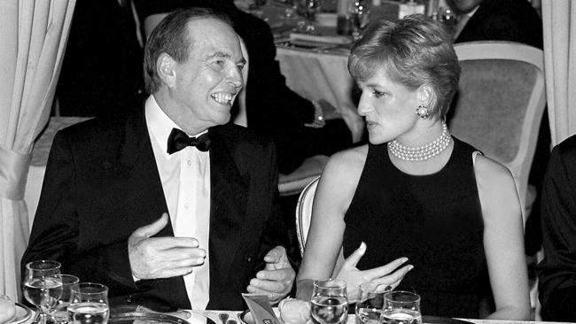 Dr Christiaan Barnard’s fame allowed him to meet Diana, Princess of Wales, seen here at a function in Italy in 1996.