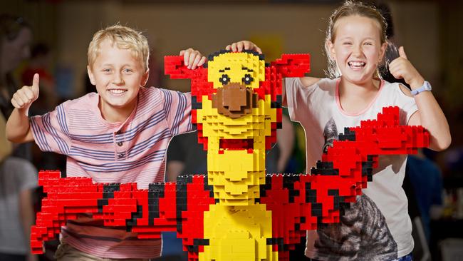 LEGO convention at the Melbourne Exhibition Building is back. Picture: Nathan Dyer